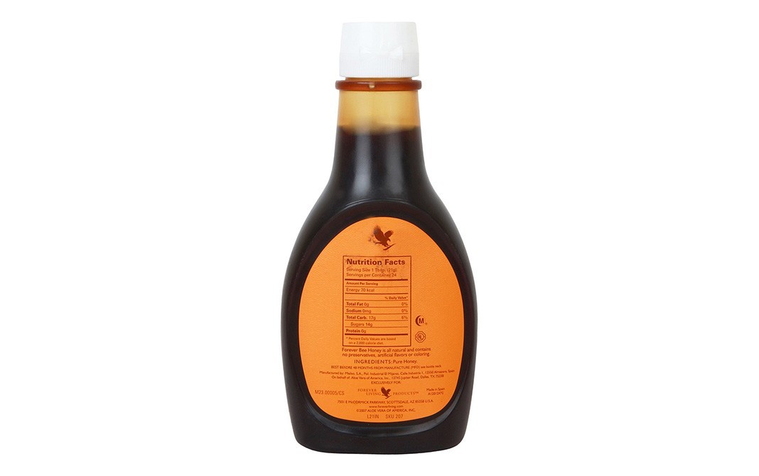 Forever Natural Bee Honey    Bottle  500 grams